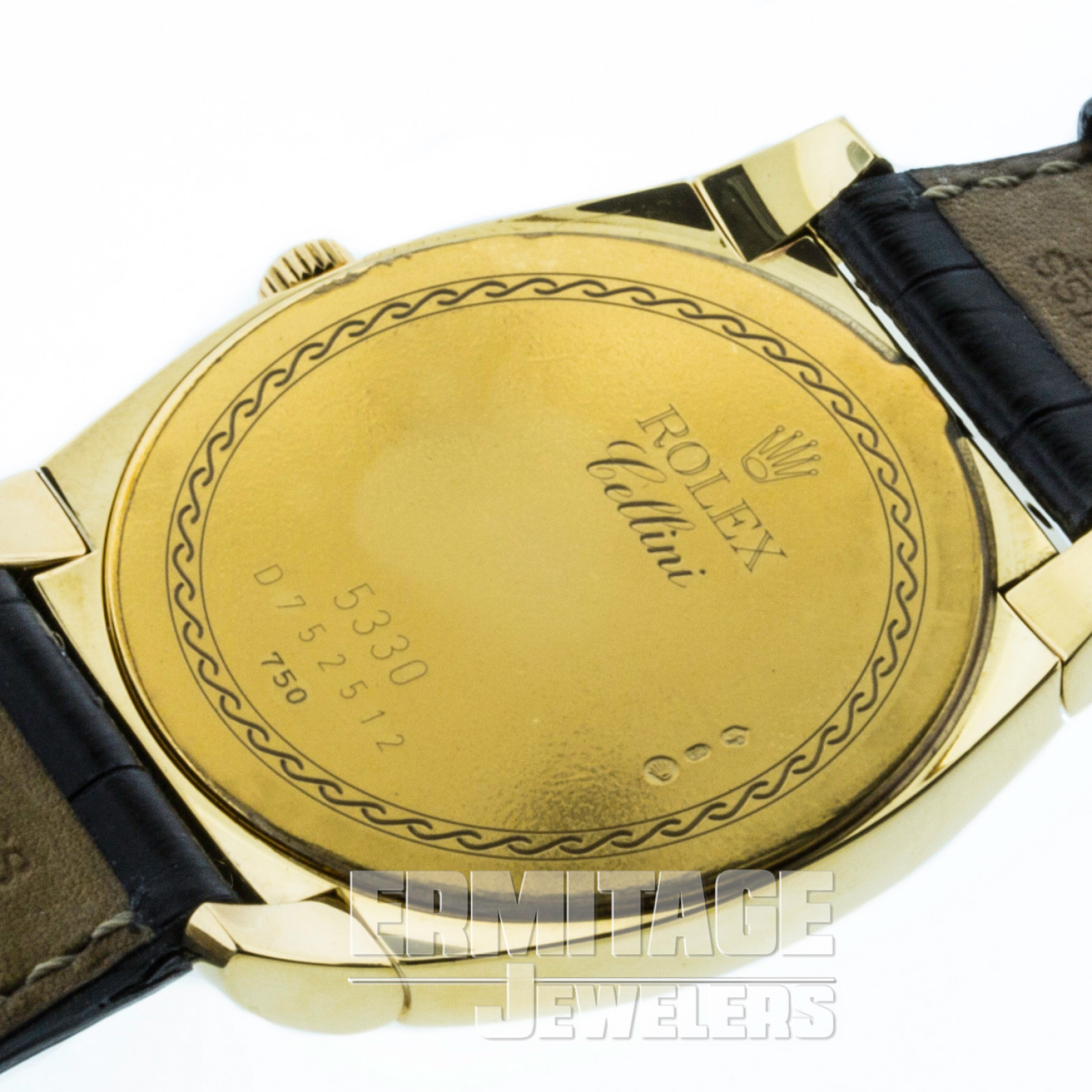 Gold on Strap Rolex Cellini Cestello 5330 35 mm